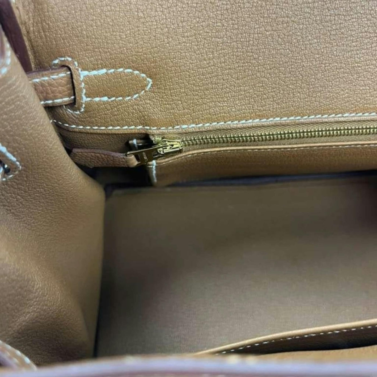 Hermès Birkin 30 Togo Étoupe – interno
