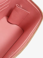 Chanel Vanity Case pink quilted leather – front view
