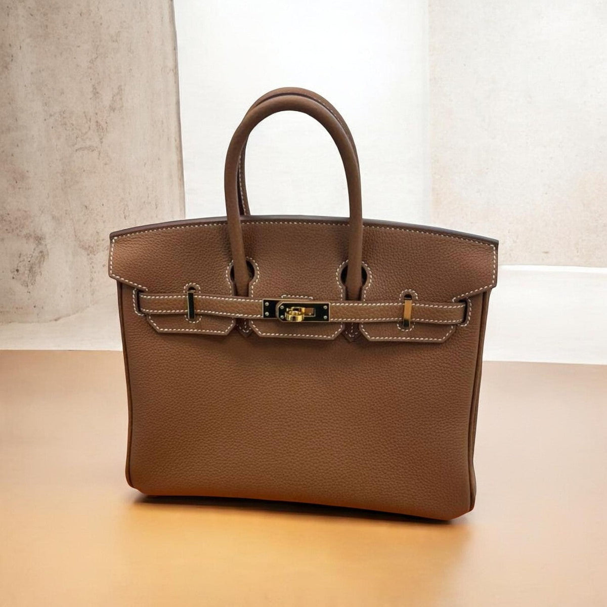 Hermès Birkin 30 Togo Étoupe – vista frontale