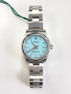 Rolex Oyster Perpetual 31 – case back with crown logo