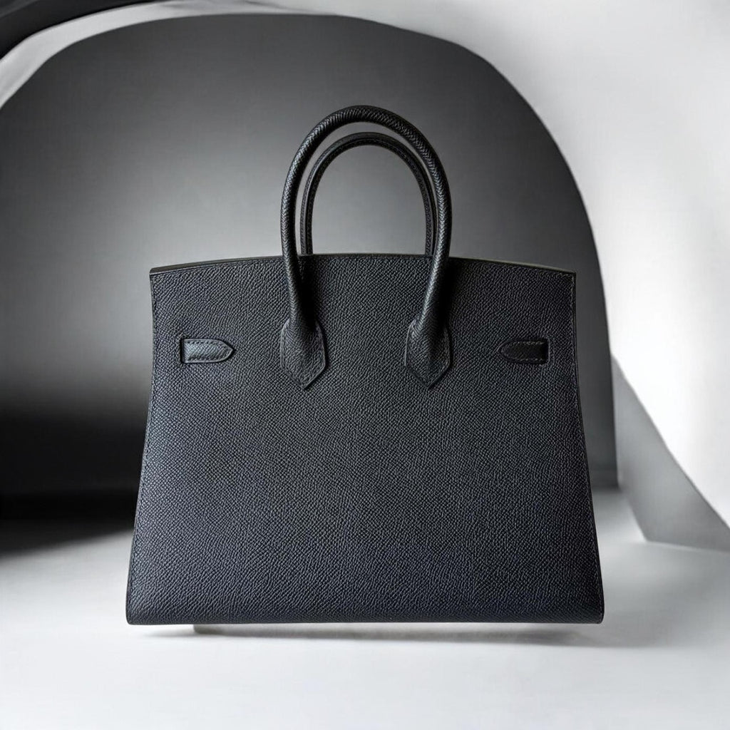 Hermès Birkin 35 Epsom Noir – vista posteriore