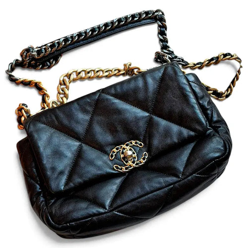 Borsa Chanel 19 nera fronte
