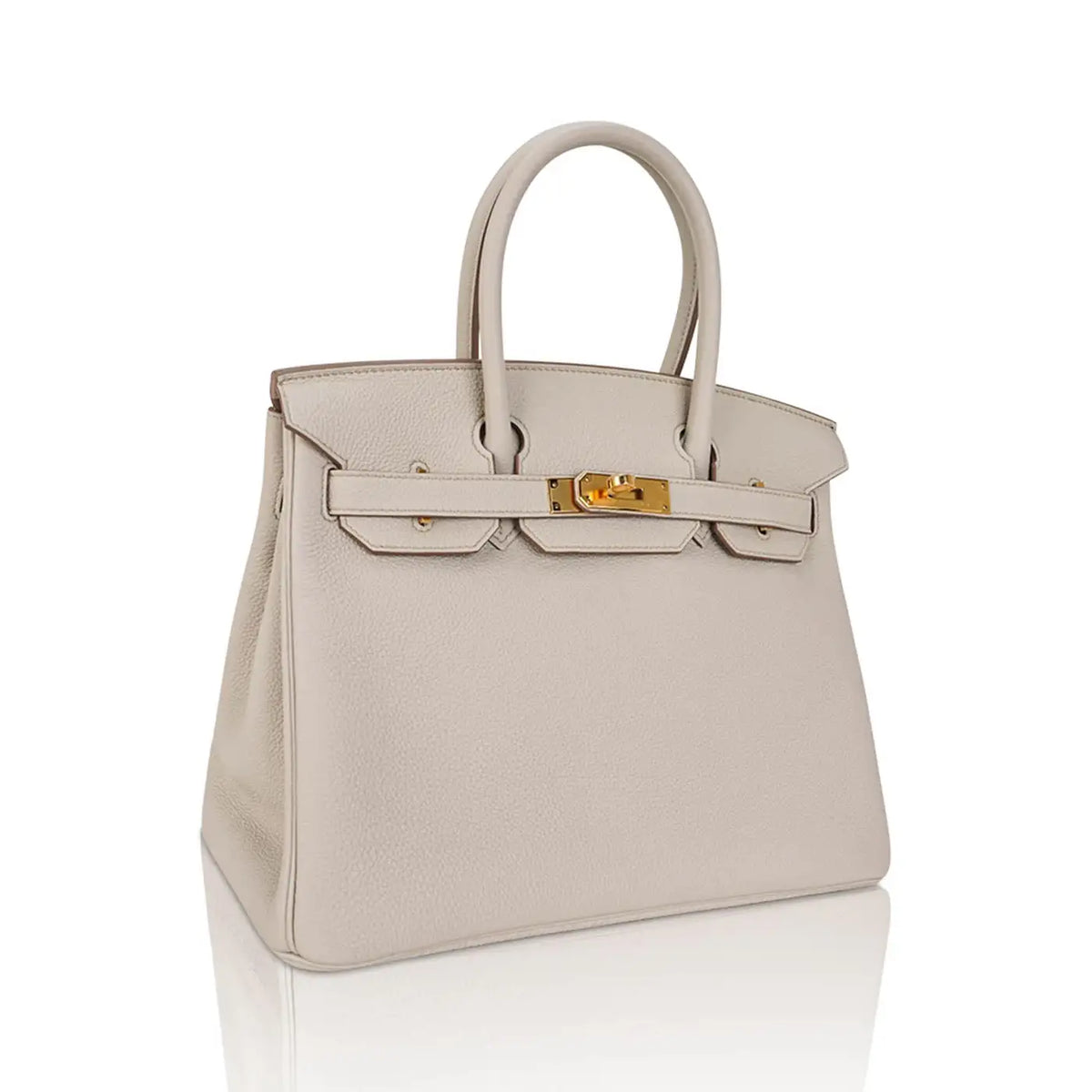 Hermès Birkin 30 Béton – vista laterale